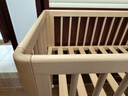 全友家居簡(jiǎn)約實(shí)木嬰兒床兒童床多功能護欄寶寶床拼接大人床小孩床KS 【進(jìn)口山毛櫸】全實(shí)木嬰兒床 曬單實(shí)拍圖