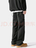 JEEP SPIRIT吉普沖鋒褲男春秋季新款三防休閑褲子男戶(hù)外寬松直筒長(cháng)褲 黑色 XL （建議128-147斤） 曬單實(shí)拍圖