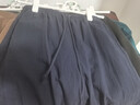 優(yōu)衣庫女裝麻混紡松緊長(cháng)褲/休閑褲473791 69 藏青色 S /155/62A 曬單實(shí)拍圖