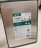雙槍菜板 抗菌家用加厚食品級不銹鋼砧板案板防霉切菜板41*27.5*1.8cm 曬單實(shí)拍圖