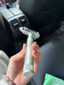 颯望【德國】汽車(chē)安全錘車(chē)用多功能玻璃破窗器鎢鋼多功能帶割刀救生錘 【金屬銀】頂級鎢鋼 秒破車(chē)窗 一秒擊碎 曬單實(shí)拍圖