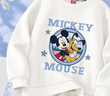 迪士尼（Disney）童裝時(shí)尚百搭兒童衛衣2025秋季新款卡通可愛(ài)女童上衣潮酷男孩衣服 曬單實(shí)拍圖