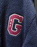 GAP男女裝2025秋季新款大G字母仿羊羔絨寬松夾克開(kāi)衫衛衣787408 海軍藍 M (170/92A)亞洲尺碼 曬單實(shí)拍圖