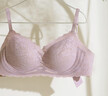 伊維斯小線(xiàn)條內衣無(wú)痕透氣小胸聚攏不空杯蕾絲無(wú)鋼圈抗菌文胸內衣女 紫色 M /160 (適合:70ABCDE,75ABC) 曬單實(shí)拍圖