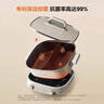 美的（Midea）火鍋專(zhuān)用鍋 電火鍋鴛鴦鍋電煮鍋 3分06秒速沸5.5L 分體多功能鍋火鍋鍋多用途鍋HGS282813 曬單實(shí)拍圖