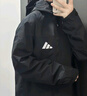 adidas拒水加絨內膽三合一連帽外套男女秋冬阿迪達斯官方輕運動(dòng) 黑色   4XL 曬單實(shí)拍圖
