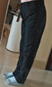 可拆卸羽絨褲女外穿高腰加厚保暖棉褲冬中老年寬松大碼戶(hù)外鴨絨褲 黑色 黑色【可拆卸內膽】專(zhuān)柜正品 XL 建議【115-125斤】 曬單實(shí)拍圖