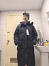 啄木鳥(niǎo)（TUCANO）冬季男女同款羽絨服男長(cháng)款連帽白鴨絨羽絨服男青年情侶加絨外套男 659中長(cháng)款黑色-男女同款 XL (125-145斤） 曬單實(shí)拍圖