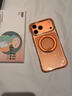 簡(jiǎn)物說(shuō)適用iphone17promax手機殼O3Air支架氣囊軟邊蘋(píng)果17pro保護套17透明16promsx全包散熱防摔高端男女 【星宇橙】360°旋轉支架 | 四角氣囊保護 蘋(píng)果17promax 曬單實(shí)拍圖
