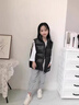 G.duck秋冬季新款兒童黑金羽絨服馬甲男童女童中大童保暖加厚內外穿背心 黑色 120 cm 曬單實(shí)拍圖