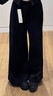 優(yōu)衣庫女裝運動(dòng)寬腿褲/闊腿褲寬松衛褲25秋冬新款479620 09 黑色 S /155/64A 曬單實(shí)拍圖
