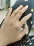 周六福碎碎冰冰足金999黃金戒指女生日禮物計價(jià)A0113247 14號 約1.9g 曬單實(shí)拍圖