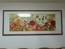 禮御友嘉（FORYOOGA）蘇繡掛畫(huà)富貴吉祥牡丹純手工掛畫(huà)客廳沙發(fā)背景墻蘇州刺繡裝飾畫(huà) 富貴吉祥 85*205 曬單實(shí)拍圖