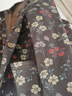 中老年媽媽裝秋冬新款德絨保暖女奶奶加厚保暖內衣老人秋衣碎花 玫瑰花 D53 XL 建議80-105斤 曬單實(shí)拍圖