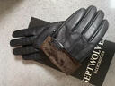 七匹狼男士真皮手套冬天加絨騎行騎車(chē)羊皮手套送男友老公父親生日禮物 曬單實(shí)拍圖
