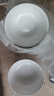 6英寸大號金鐘碗 家用釉下彩極簡(jiǎn)風(fēng)骨質(zhì)瓷喬遷新居純白面碗湯碗 4個(gè)裝 曬單實(shí)拍圖