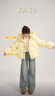 鴨鴨（YAYA）羽絨服女短款2025年冬季新款加厚連帽柔軟泡芙90鴨絨面包服外套KL 黃色 【熱銷(xiāo)爆款/現貨速發(fā)】 S 曬單實(shí)拍圖
