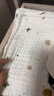 十月結晶嬰兒紗布浴巾新生兒浴巾純棉紗布浴巾 【連帽】魔幻森林90*90cm 曬單實(shí)拍圖