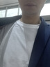 羅蒙100%棉【2件裝】純棉短袖t恤男士夏季圓領(lǐng)休閑純色打底衫體恤男裝 曬單實(shí)拍圖