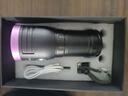 韓炎120W大功率UV紫外線(xiàn)手電365nm紫光燈探傷油污熒光檢測黑光燈藍光 120W四燈珠加強版 曬單實(shí)拍圖