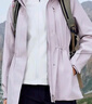 KOLON SPORT/可隆軟殼三合一夾克 女子防風(fēng)透濕戶(hù)外沖鋒衣2級 LKJK5WNT14-LA 薰衣草紫 【軟殼內膽】 S 160/84A 曬單實(shí)拍圖