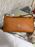 BAGTREE【明星同款】包包樹(shù)奶盒包新腋下植鞣皮單肩斜挎通勤枕頭hobo女包 中號-焦糖色 高級小眾 曬單實(shí)拍圖