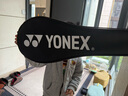 YONEX尤尼克斯羽毛球拍天斧進(jìn)攻高磅全碳素進(jìn)階AX10白亮黑已穿線(xiàn)附手膠 曬單實(shí)拍圖