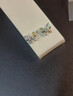 芯奢純銀999足銀針蝴蝶耳釘女士耳骨釘高級耳環(huán)精致小巧養耳洞不過(guò)敏 一對+精美禮盒 曬單實(shí)拍圖