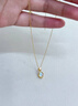 中國黃金（CHINA GOLD）18K金項鏈女款魯伯特之淚吊墜小眾首飾情人節生日禮物送女友愛(ài)人 魯伯特之淚吊墜【配S925銀鏈】 曬單實(shí)拍圖