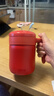 膳魔師（THERMOS）保溫杯520ml男女辦公304鋼馬克咖啡杯便攜泡茶水杯子TCMM-520 RD 曬單實(shí)拍圖
