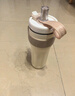 嘉特（GiNT）特惠保溫杯大容量冰霸杯男女士巨無(wú)霸桌面杯子保溫陶瓷吸管水杯 椰奶白【316L+陶瓷覆層】 曬單實(shí)拍圖