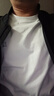 FILA 斐樂(lè )官方男子針織長(cháng)袖衫2025秋新款健身運動(dòng)吸濕速干寬松長(cháng)T 亮白色-WT L 175/96A/L 曬單實(shí)拍圖