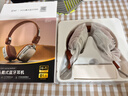 iKF R2復古頭戴式耳機藍牙無(wú)線(xiàn)潮流小紅書(shū)ins辣妹拍照小頭輕便美拉德風(fēng)美式日韓風(fēng)穿搭耳機銀光棕 曬單實(shí)拍圖