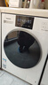 松下（Panasonic）【吳磊推薦】滾筒洗衣機全自動(dòng)洗烘一體 溫水泡沫凈 智投超薄小白盒81AD4洗衣機帶烘干 曬單實(shí)拍圖