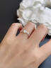 芯奢999純銀花朵戒指女小眾設計輕奢高級感2025新款可調節足銀食指環(huán) 999足銀花朵戒指 曬單實(shí)拍圖
