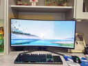 AOC 34英寸WQHD 240Hz超頻250Hz HVA快速液晶1ms HDR400 1500R曲面帶魚(yú)屏 21:9游戲電競顯示器CU34G3Z 曬單實(shí)拍圖