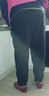 貝娜妮加肥大媽女褲秋冬季新款加厚加絨寬松休閑哈倫褲胖MM巨顯瘦蘿卜褲 黑色 3XL建議160-180斤 曬單實(shí)拍圖