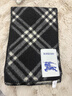 博柏利（BURBERRY）羊毛圍巾 格紋 馬術(shù)騎士徽標8079246 黑色 曬單實(shí)拍圖