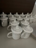 陶相惠 茶杯陶瓷杯辦公杯會(huì )議杯帶蓋10只套裝開(kāi)會(huì )杯子商務(wù)會(huì )議水杯350ml 曬單實(shí)拍圖