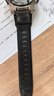 手表配件適用Casio卡西歐手表帶男PROTREK PRW3500 2500 5100PRG-260 黑色銀扣 18mm 曬單實(shí)拍圖