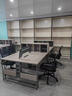職員辦公桌員工位簡(jiǎn)約現代四人卡座工位辦公室員工桌椅組合六人位 1.4米對坐雙人（含椅） 曬單實(shí)拍圖
