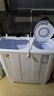 小鴨牌洗衣機半自動(dòng)雙桶雙缸家用大容量小型租房宿舍波輪脫水甩干兩用雙杠省電老式強動(dòng)力易操作以舊換新 13.5公斤【洗8.5+脫5｜強勁電機終身聯(lián)?！?曬單實(shí)拍圖
