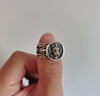 IDEAGEMER925銀獅子王戒指男士國潮風(fēng)復古小眾設計霸氣痞帥開(kāi)口指環(huán)可調節 獅子王開(kāi)口戒指-19-21號 曬單實(shí)拍圖