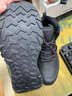 3515際華3515強人男士靴子作訓靴防寒保暖休閑棉靴輕便耐磨通勤騎行靴 黑色 38 曬單實(shí)拍圖