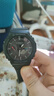 卡西歐（CASIO）G-SHOCK農家橡樹(shù)太陽(yáng)能藍牙連接夜光防水防震多功能運動(dòng)手表 風(fēng)暴黑GA-B2100-1A太陽(yáng)能+藍牙 曬單實(shí)拍圖
