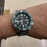 精工（SEIKO）5號系列男士日韓表綠水鬼100米防水機械男士腕表SRPD63K1 送禮物 曬單實(shí)拍圖