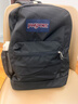 JANSPORT杰斯伯雙肩包輕便男背書(shū)包女學(xué)生校園電腦包 7ZNZ008 爵士黑 曬單實(shí)拍圖