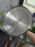 康巴赫（KBH）炒鍋無(wú)涂層不粘鍋真鈦0涂層316L不銹鋼炒菜鍋爐灶通用32cm 曬單實(shí)拍圖