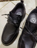 駱駝（CAMEL）牛皮系帶中年爸爸鞋增高經(jīng)典商務(wù)休閑皮鞋男 G15A211067 黑色 40 曬單實(shí)拍圖