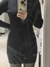 皮爾卡丹黑色性感辣妹純欲連衣裙子女2025春秋新款顯瘦收腰長(cháng)袖包臀后媽裙 黑色【連衣裙女夏/垂墜感連衣裙 M 45/55kg 曬單實(shí)拍圖